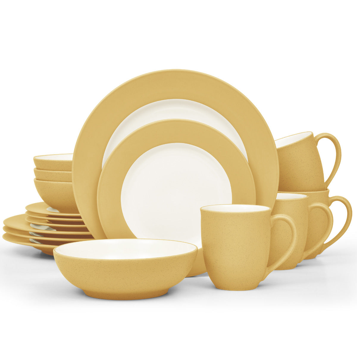 Noritake Mustard Colorwave Rim Dinnerware Set