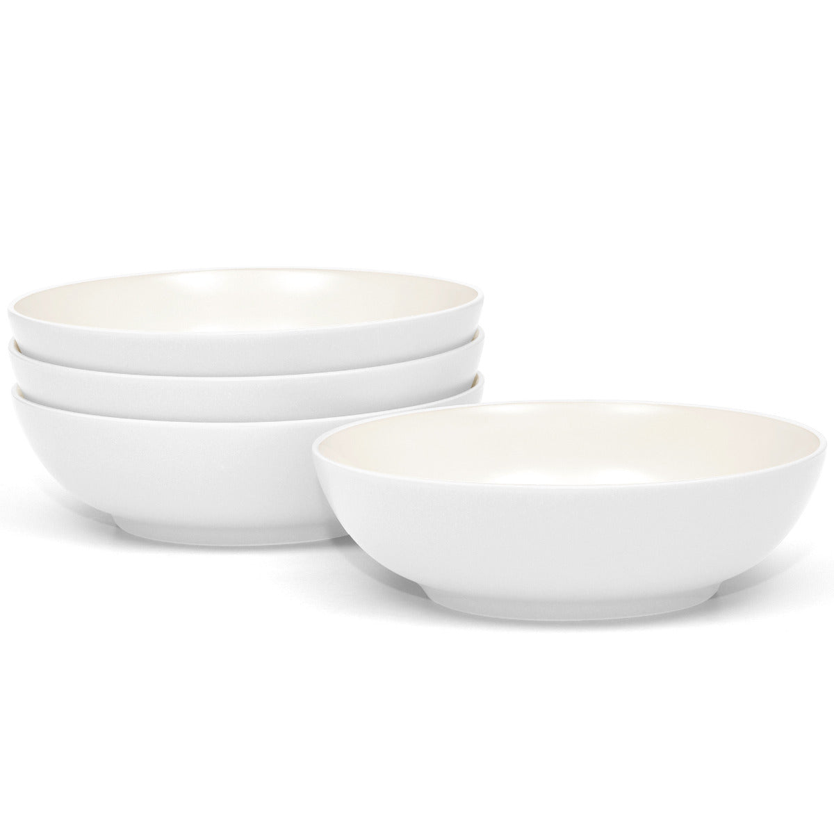 Noritake White Colorwave Rim Dinnerware Set